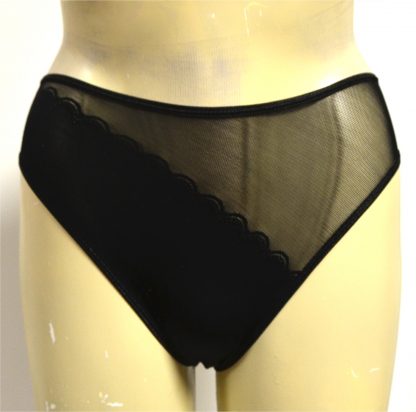 Stretchy Mesh and Satin Panty