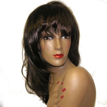 Sandra Synthetic Wig in Dark Brown