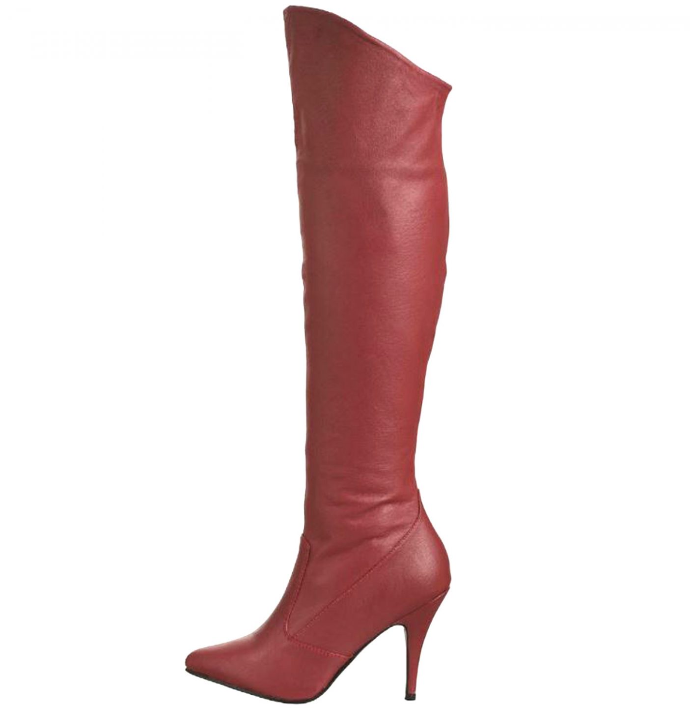 over the knee high leather boots