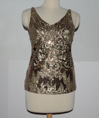 Gold Metallic Top
