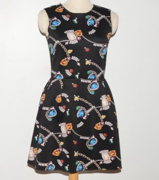 Dress with Royal Motif