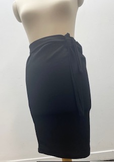 Mid Length Stretchy Black Skirt