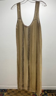 Sequin Flapper 30s 100% Silk Dress