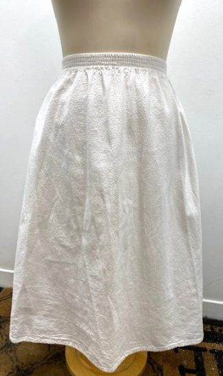 White Floor Length Skirt